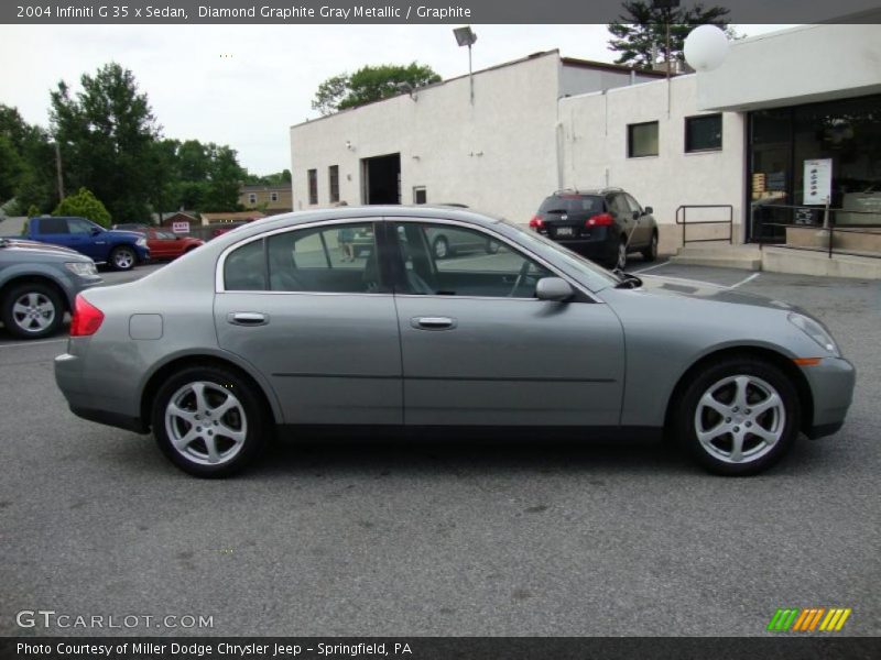 Diamond Graphite Gray Metallic / Graphite 2004 Infiniti G 35 x Sedan