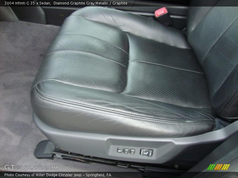Diamond Graphite Gray Metallic / Graphite 2004 Infiniti G 35 x Sedan