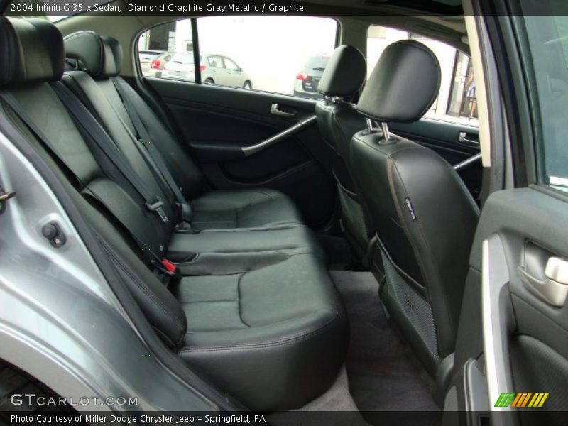 Diamond Graphite Gray Metallic / Graphite 2004 Infiniti G 35 x Sedan