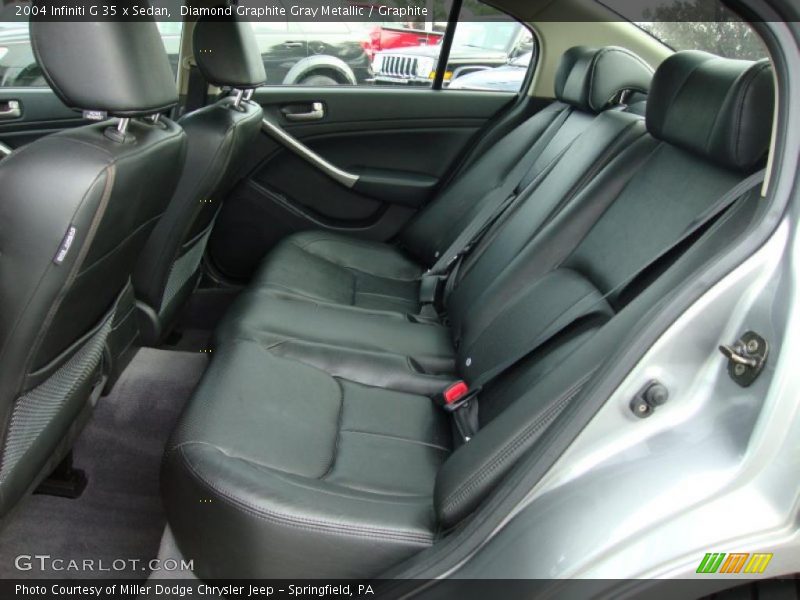 Diamond Graphite Gray Metallic / Graphite 2004 Infiniti G 35 x Sedan