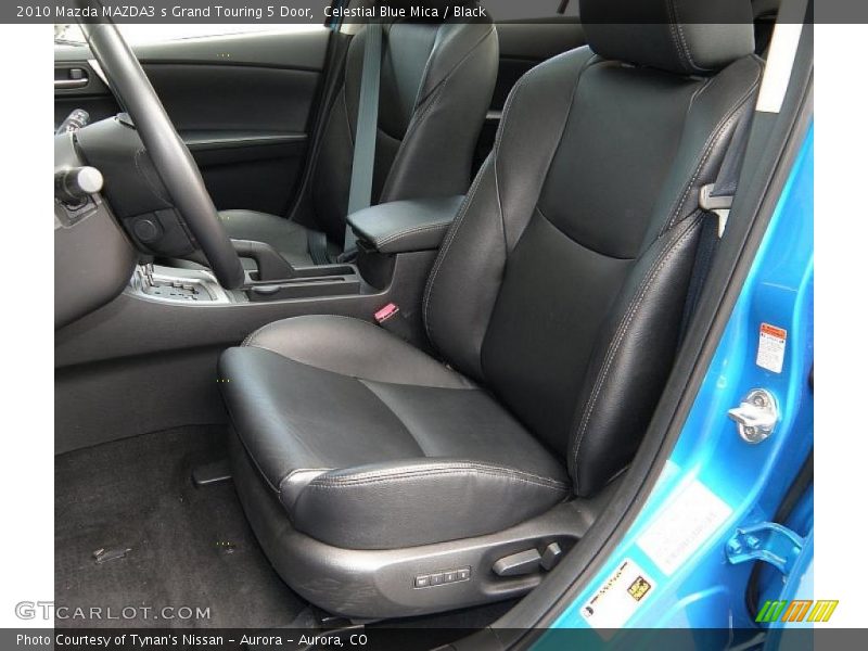 Celestial Blue Mica / Black 2010 Mazda MAZDA3 s Grand Touring 5 Door