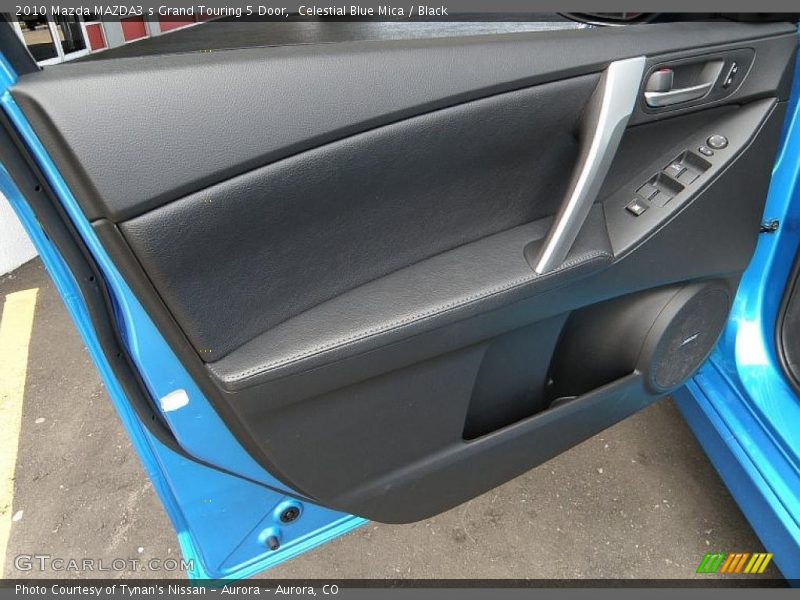 Celestial Blue Mica / Black 2010 Mazda MAZDA3 s Grand Touring 5 Door