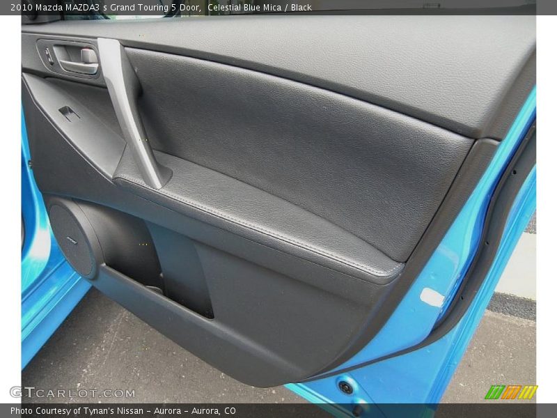 Celestial Blue Mica / Black 2010 Mazda MAZDA3 s Grand Touring 5 Door