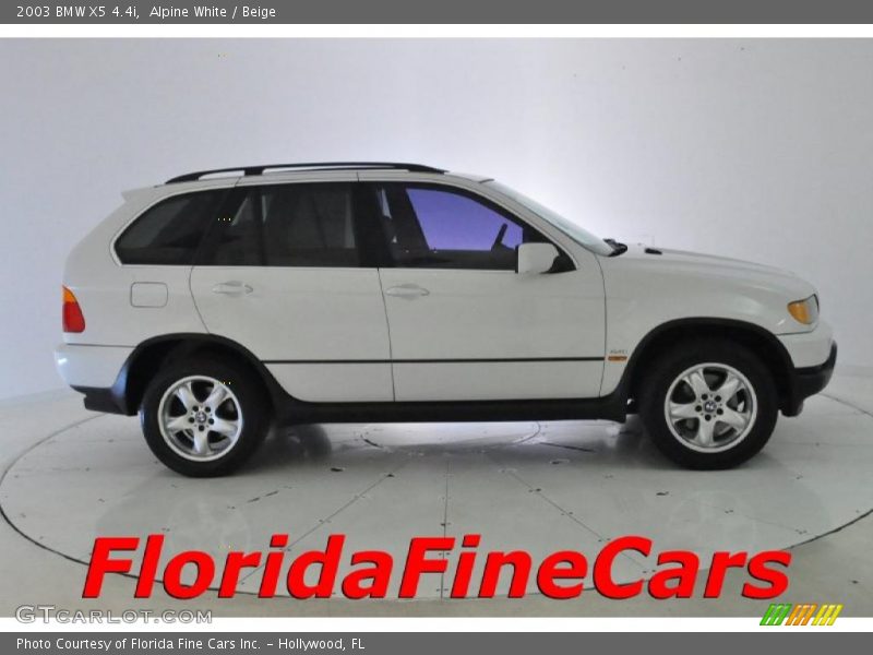 Alpine White / Beige 2003 BMW X5 4.4i