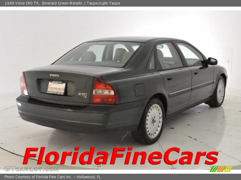 Emerald Green Metallic / Taupe/Light Taupe 1999 Volvo S80 T6