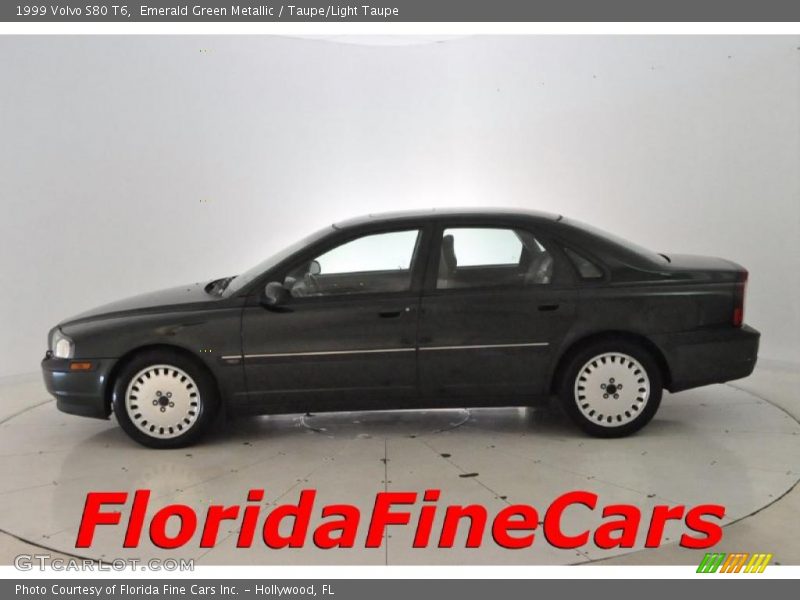 Emerald Green Metallic / Taupe/Light Taupe 1999 Volvo S80 T6