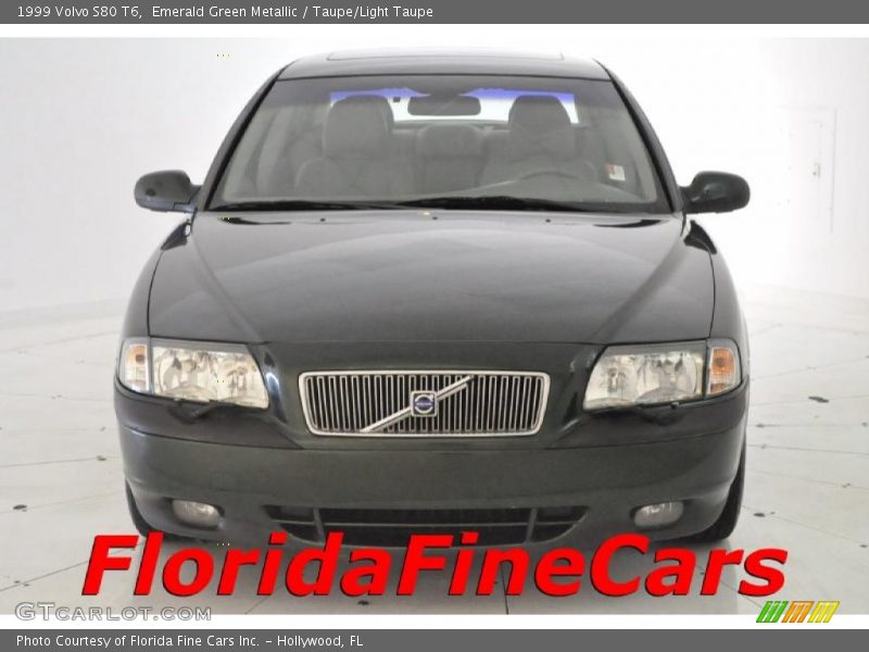 Emerald Green Metallic / Taupe/Light Taupe 1999 Volvo S80 T6