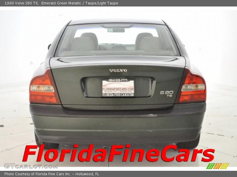 Emerald Green Metallic / Taupe/Light Taupe 1999 Volvo S80 T6