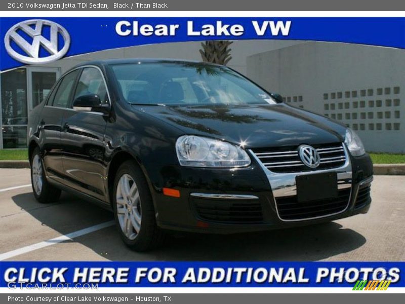 Black / Titan Black 2010 Volkswagen Jetta TDI Sedan