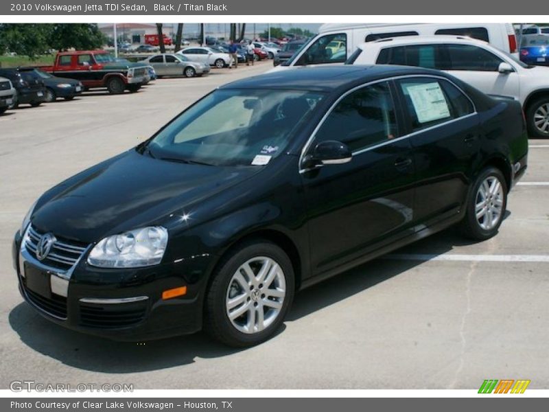 Black / Titan Black 2010 Volkswagen Jetta TDI Sedan