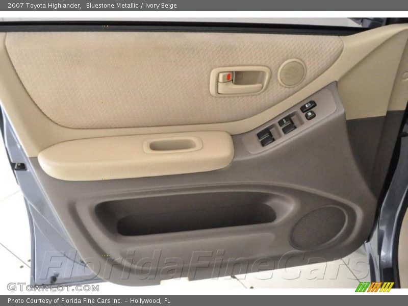 Bluestone Metallic / Ivory Beige 2007 Toyota Highlander