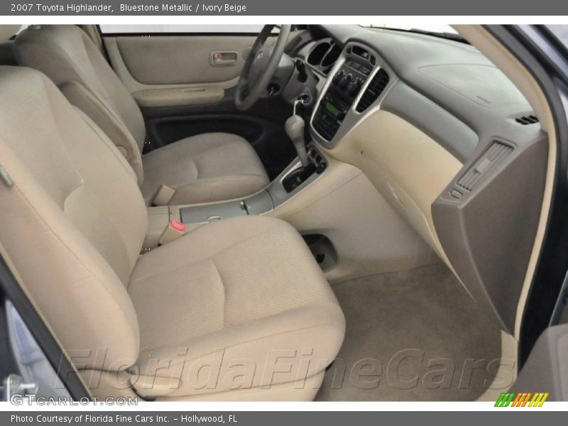 Bluestone Metallic / Ivory Beige 2007 Toyota Highlander