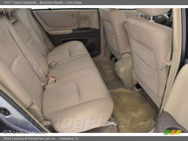 Bluestone Metallic / Ivory Beige 2007 Toyota Highlander