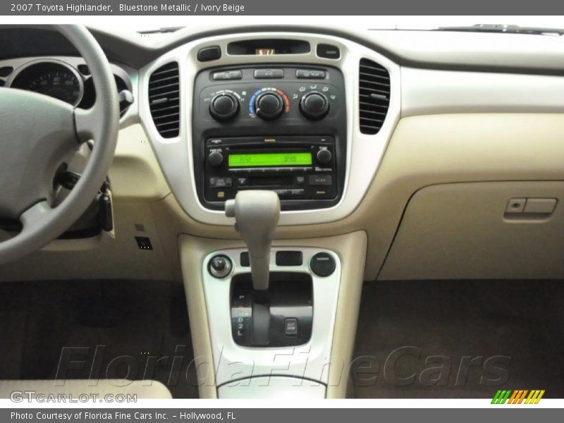 Bluestone Metallic / Ivory Beige 2007 Toyota Highlander