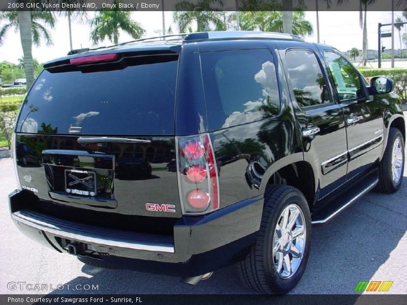Onyx Black / Ebony 2008 GMC Yukon Denali AWD