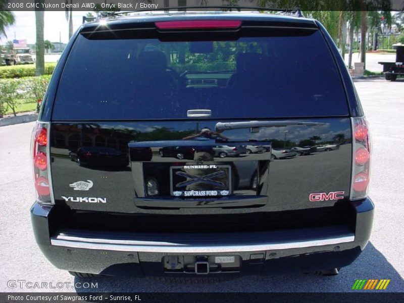 Onyx Black / Ebony 2008 GMC Yukon Denali AWD