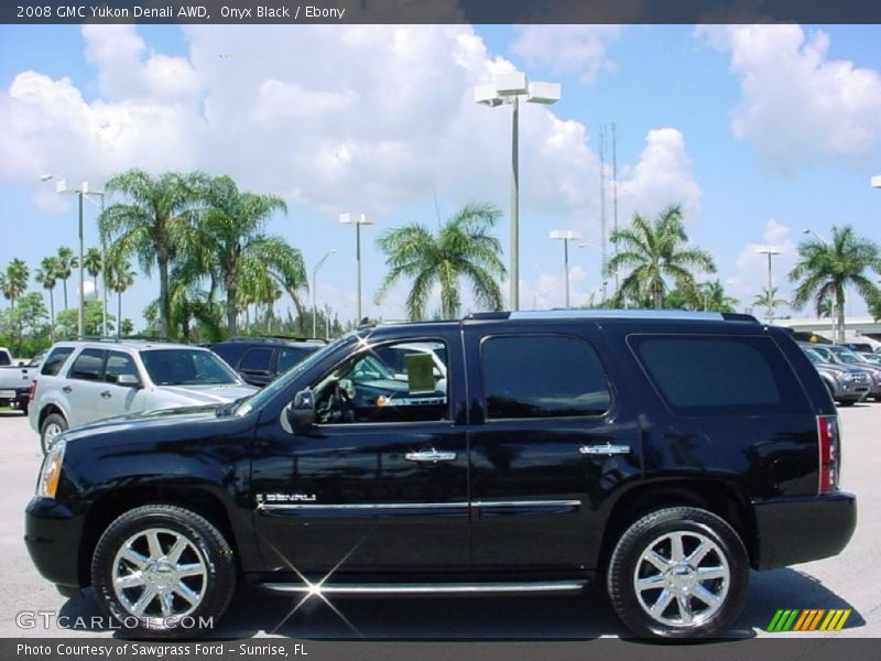 Onyx Black / Ebony 2008 GMC Yukon Denali AWD