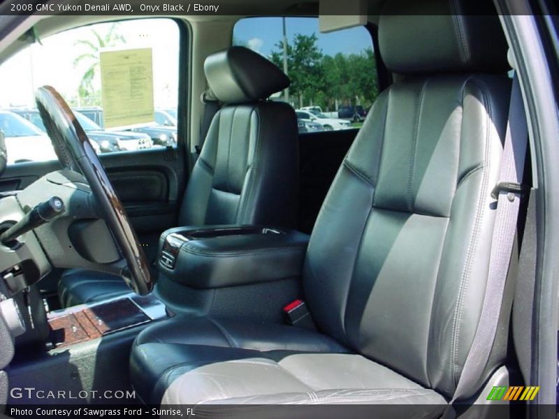 Onyx Black / Ebony 2008 GMC Yukon Denali AWD