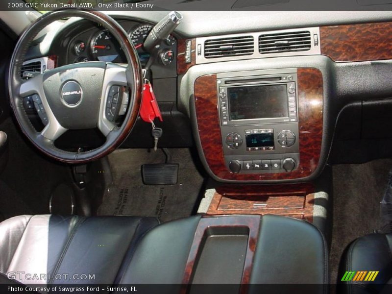 Onyx Black / Ebony 2008 GMC Yukon Denali AWD
