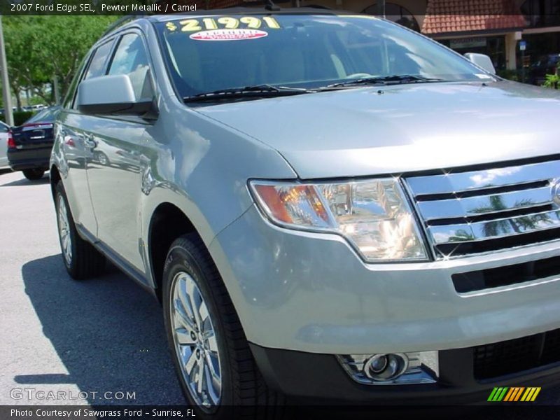 Pewter Metallic / Camel 2007 Ford Edge SEL