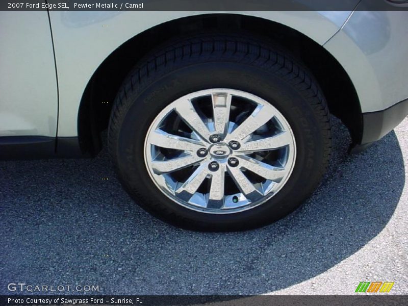 Pewter Metallic / Camel 2007 Ford Edge SEL