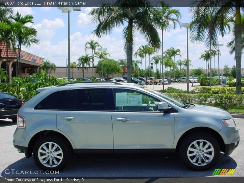 Pewter Metallic / Camel 2007 Ford Edge SEL
