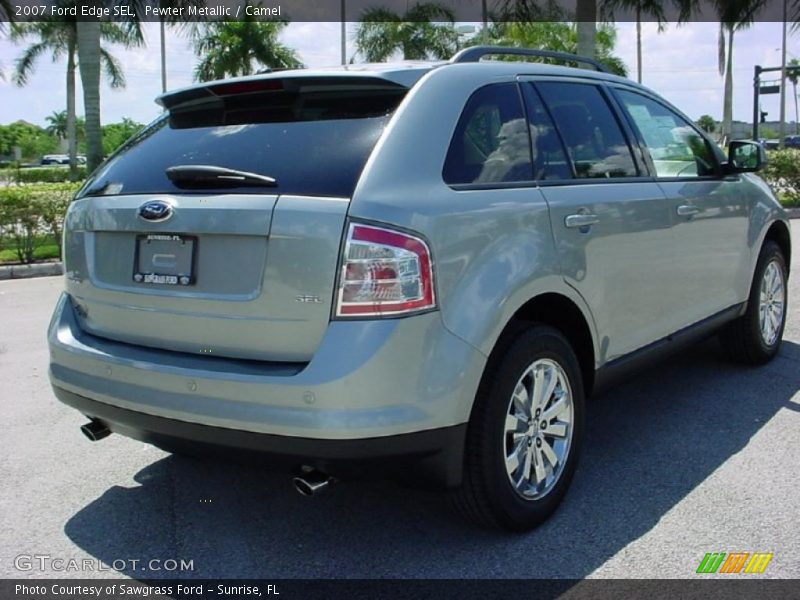 Pewter Metallic / Camel 2007 Ford Edge SEL