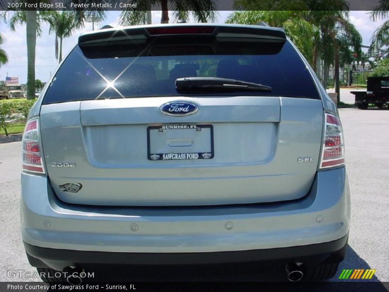 Pewter Metallic / Camel 2007 Ford Edge SEL