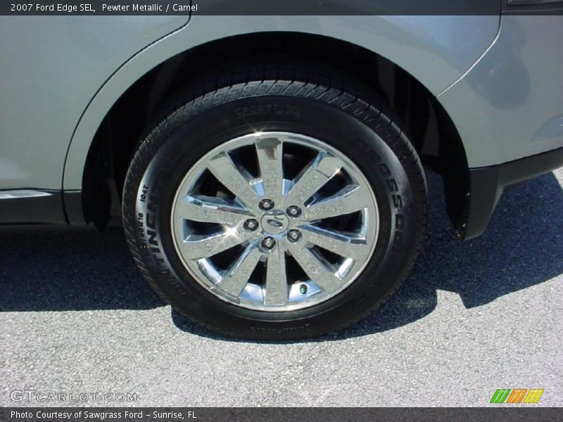 Pewter Metallic / Camel 2007 Ford Edge SEL