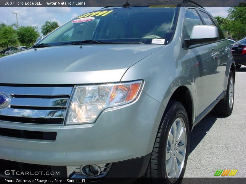 Pewter Metallic / Camel 2007 Ford Edge SEL
