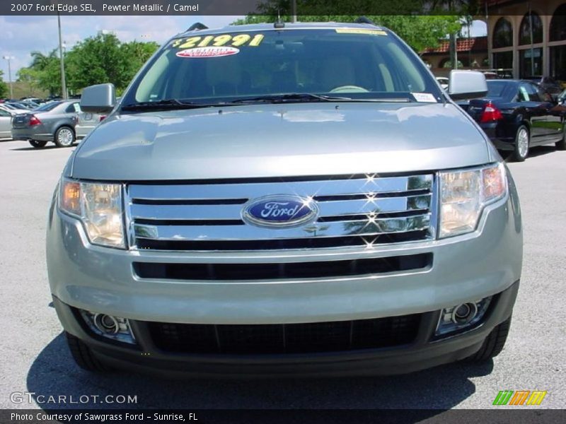 Pewter Metallic / Camel 2007 Ford Edge SEL