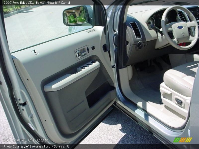 Pewter Metallic / Camel 2007 Ford Edge SEL