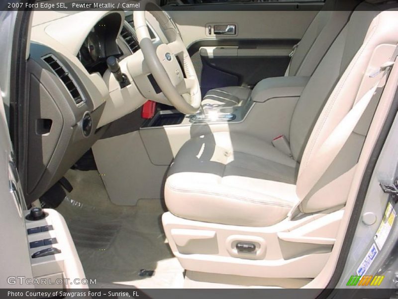 Pewter Metallic / Camel 2007 Ford Edge SEL