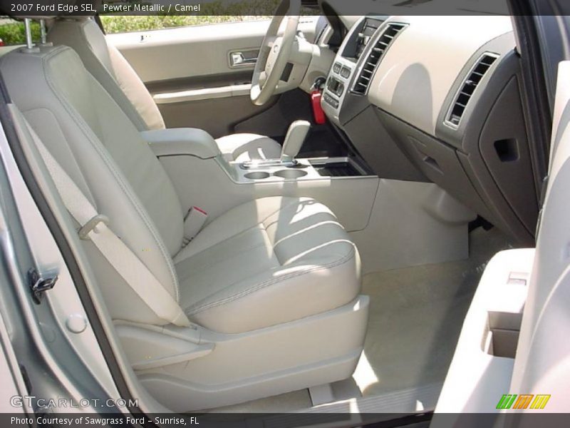 Pewter Metallic / Camel 2007 Ford Edge SEL