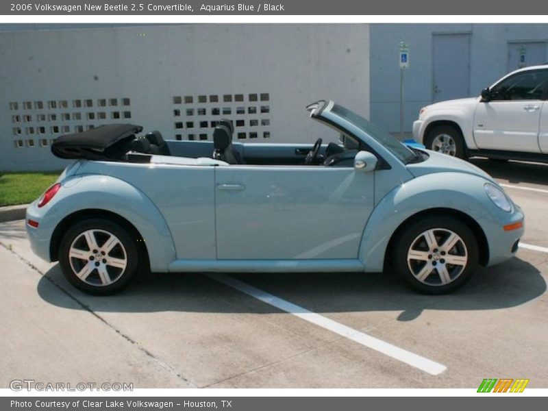 Aquarius Blue / Black 2006 Volkswagen New Beetle 2.5 Convertible