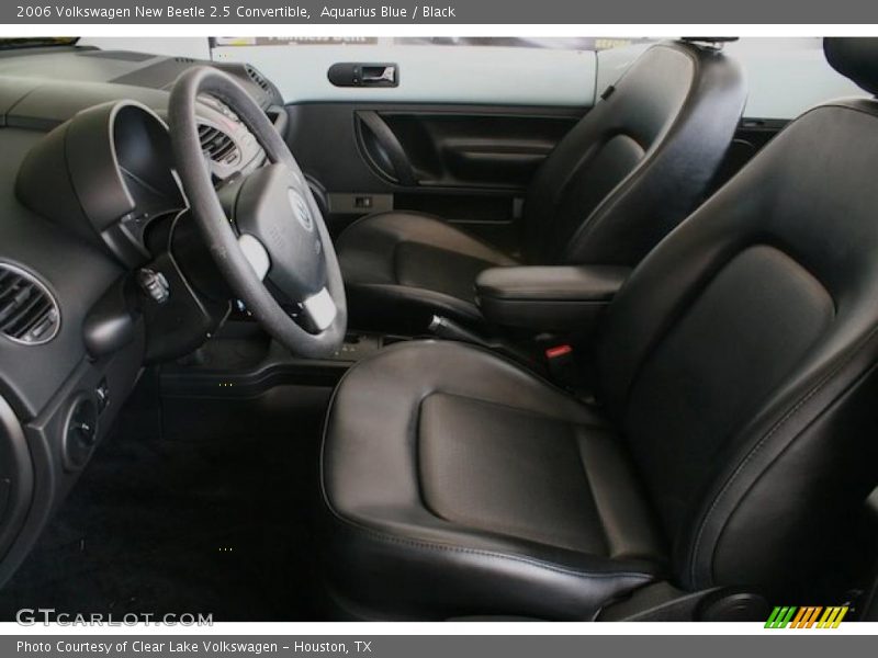 Aquarius Blue / Black 2006 Volkswagen New Beetle 2.5 Convertible