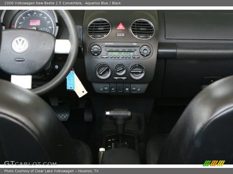 Aquarius Blue / Black 2006 Volkswagen New Beetle 2.5 Convertible