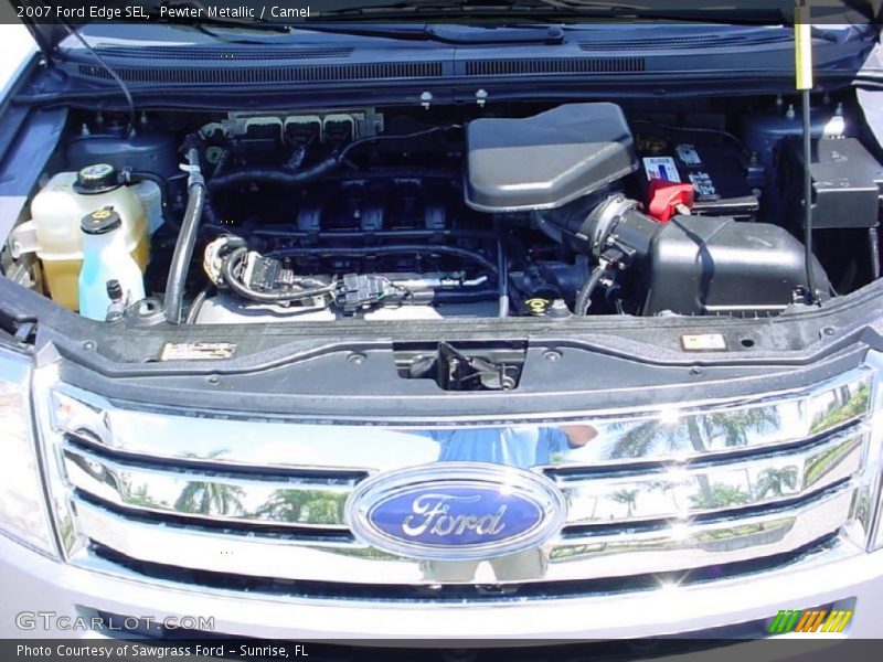 Pewter Metallic / Camel 2007 Ford Edge SEL