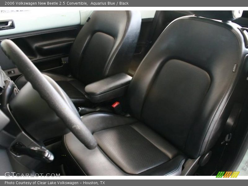 Aquarius Blue / Black 2006 Volkswagen New Beetle 2.5 Convertible