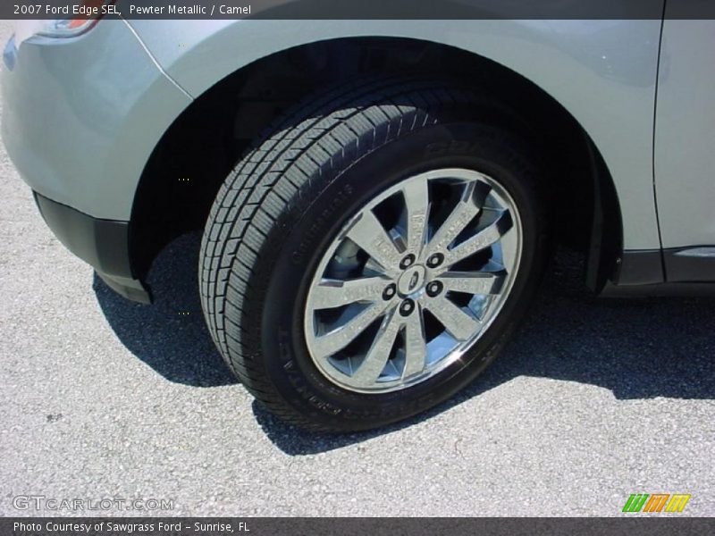 Pewter Metallic / Camel 2007 Ford Edge SEL