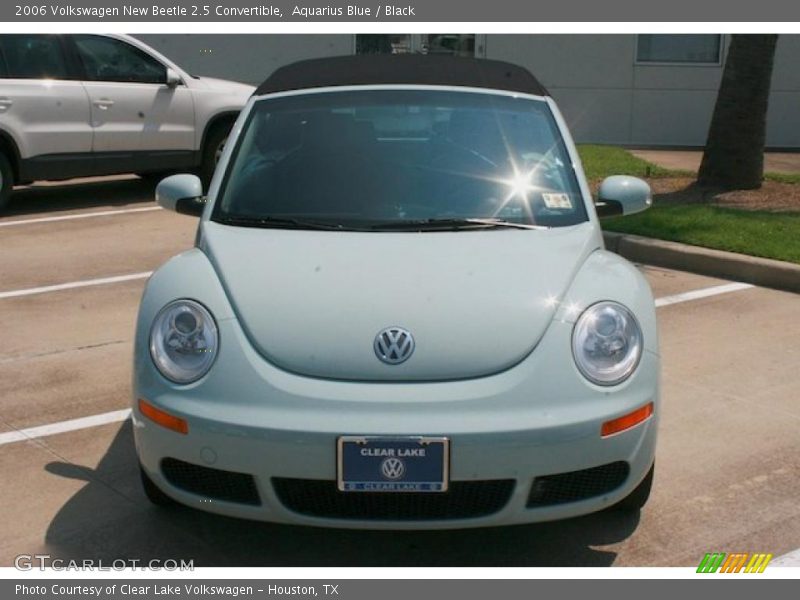 Aquarius Blue / Black 2006 Volkswagen New Beetle 2.5 Convertible