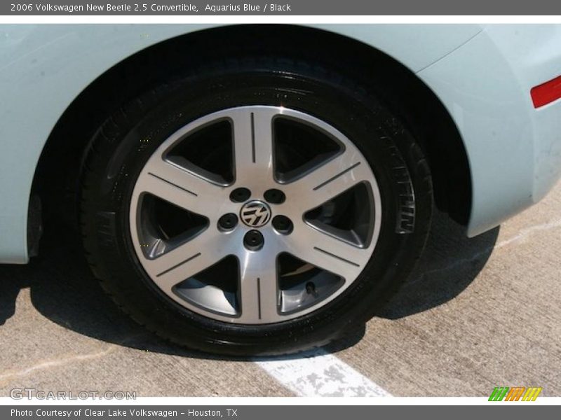 Aquarius Blue / Black 2006 Volkswagen New Beetle 2.5 Convertible