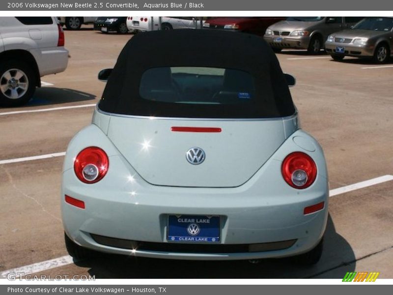 Aquarius Blue / Black 2006 Volkswagen New Beetle 2.5 Convertible