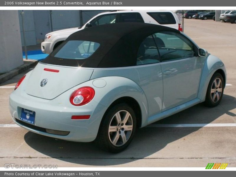 Aquarius Blue / Black 2006 Volkswagen New Beetle 2.5 Convertible