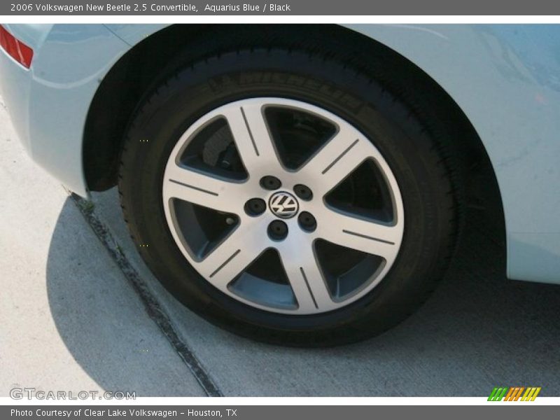 Aquarius Blue / Black 2006 Volkswagen New Beetle 2.5 Convertible