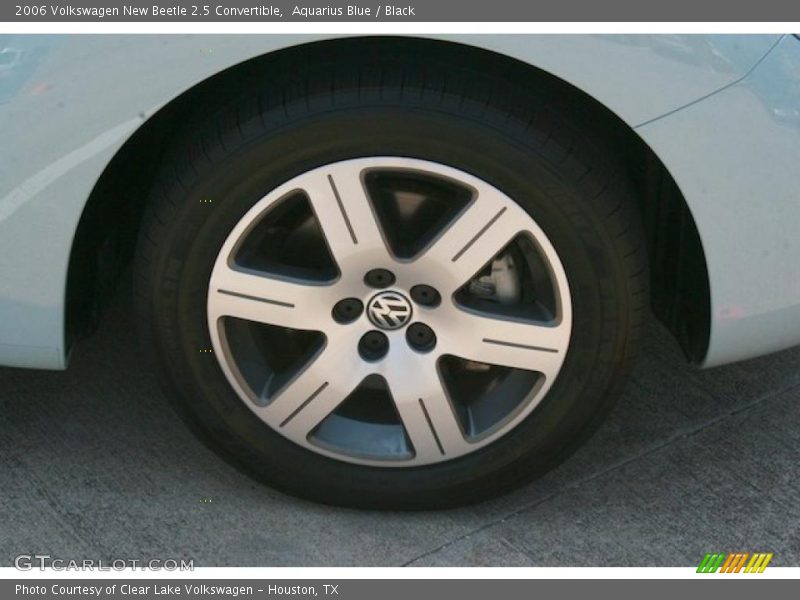 Aquarius Blue / Black 2006 Volkswagen New Beetle 2.5 Convertible