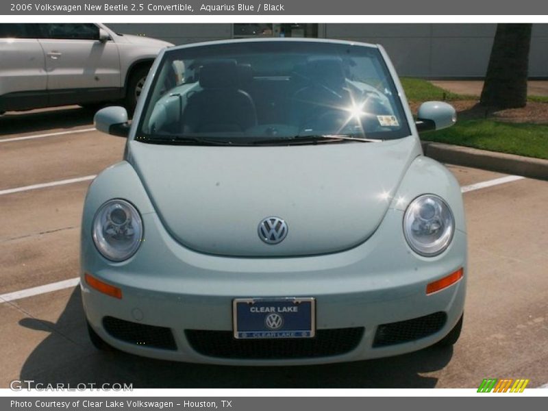 Aquarius Blue / Black 2006 Volkswagen New Beetle 2.5 Convertible