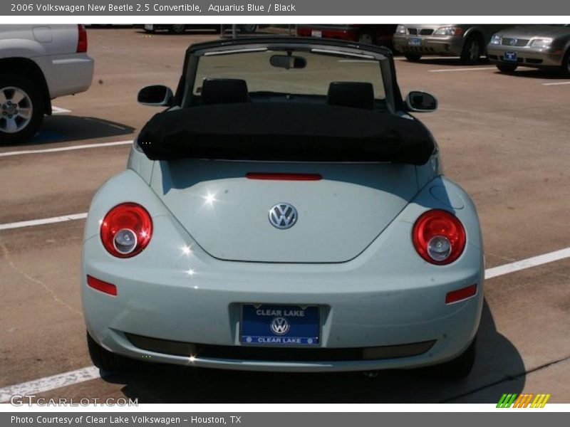 Aquarius Blue / Black 2006 Volkswagen New Beetle 2.5 Convertible