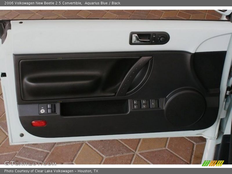 Aquarius Blue / Black 2006 Volkswagen New Beetle 2.5 Convertible
