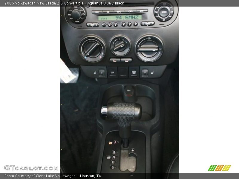 Aquarius Blue / Black 2006 Volkswagen New Beetle 2.5 Convertible